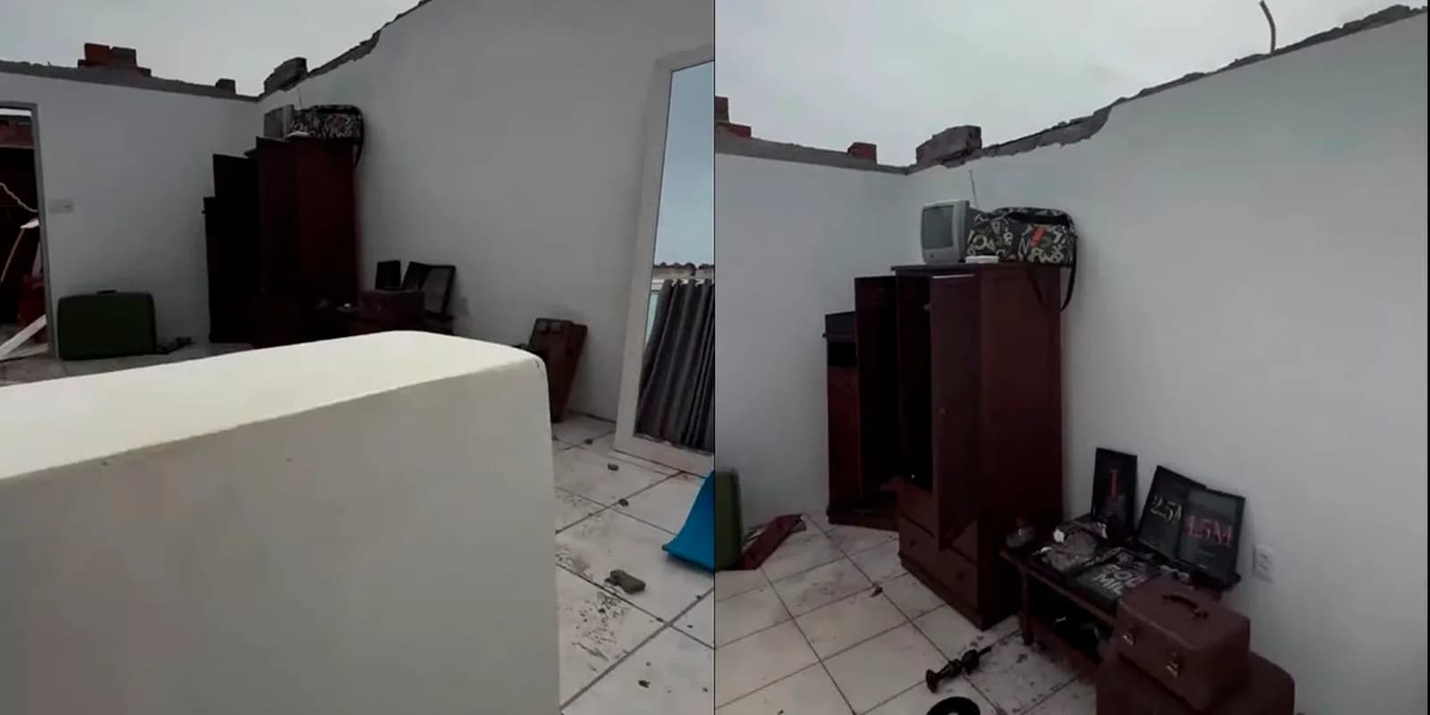 Temporal destrói casas e causa estragos severos no Rio Grande do Sul