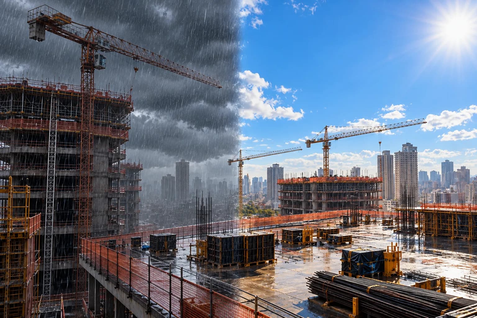 El Niño reforça necessidade de planejamento e antecipação nos canteiros de obras