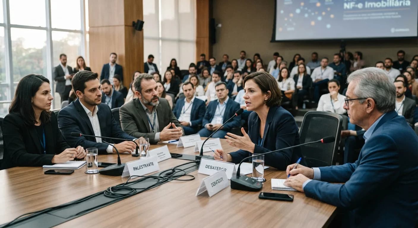 Secovi-SP e entidades debatem NF-e de bens imóveis