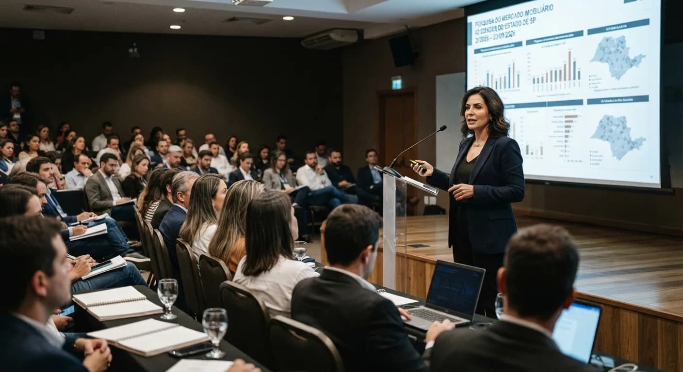 Apresentações da Pesquisa do Mercado Imobiliário – 42 cidades do Estado de SP – 2t/2026 – 23/09/2026